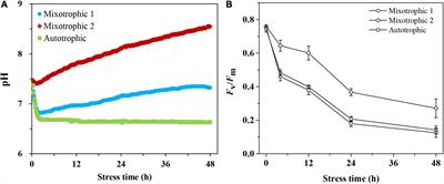 Differences in Glycerolipid Response of Chlamydomonas reinhardtii Starchless Mutant to High Light and Nitrogen Deprivation Stress Under Three Carbon Supply Regimes